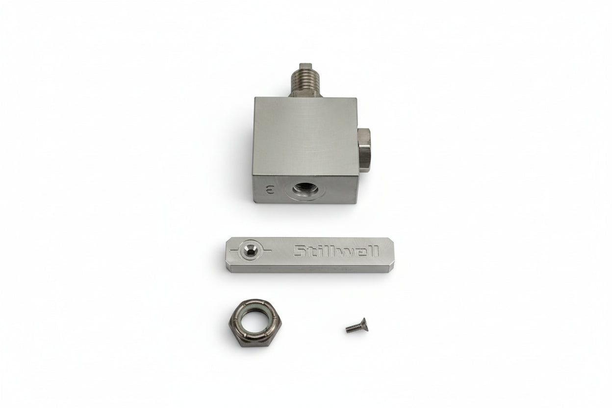 Stillwell Hydraulic 3‑Way Manual Ball Valve