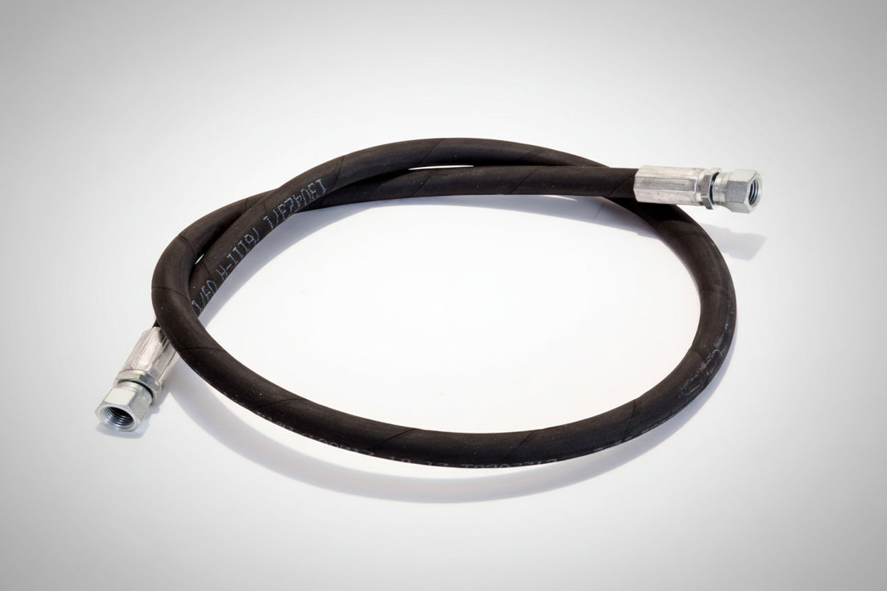 HYDRAULIC HOSE ASSEMBLY - 32" #6 FJIC SWIV, #6 FJIC SWIV