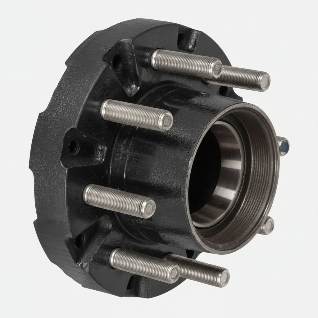 10K Idler Hub Assembly - Short, 10,000-lb. 8 on 6-1/2", 16-17-1/2" Wheel Size, 5/8" Studs,