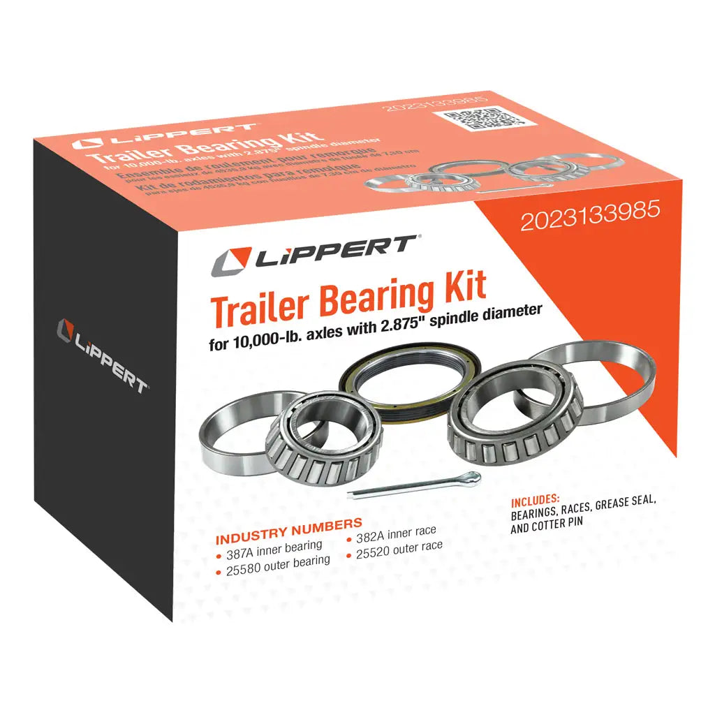 Trailer Wheel Bearing Kit - 10,000-lb. 2-7/8" Seal