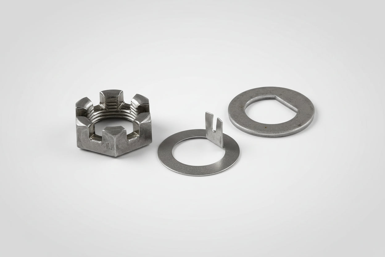 1" D-FLAT SPINDLE NUT RETAINER KIT 3500-8000LB