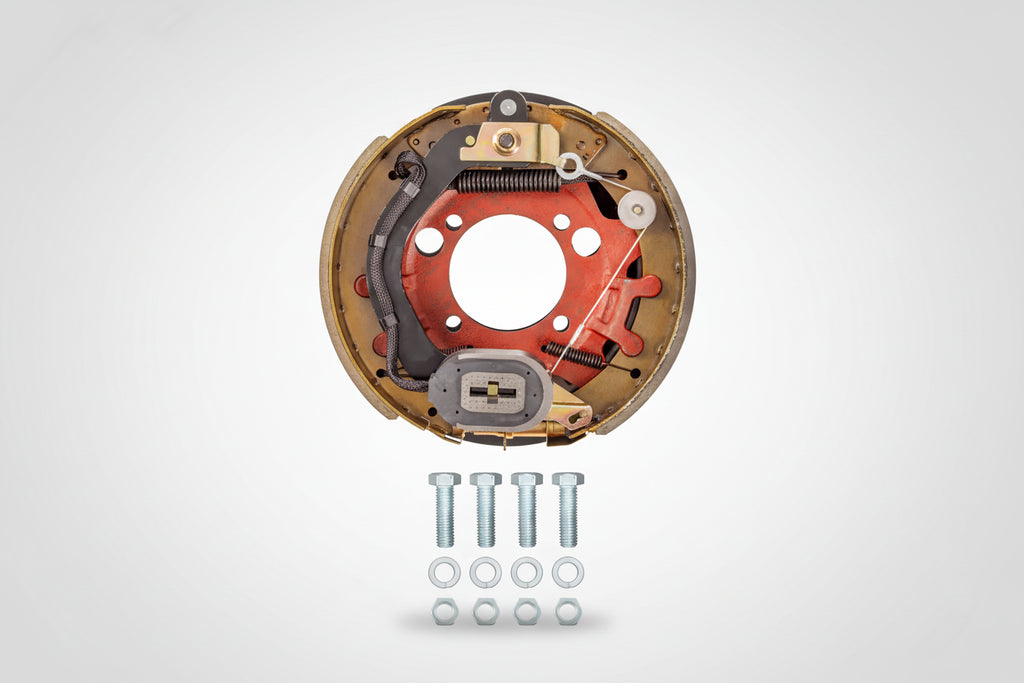 LIPPERT ELECTRIC BRAKE ASSEMBLY - 12.25" X 3.38", 4-BOLT, 8,000 LBS. (LEFT)