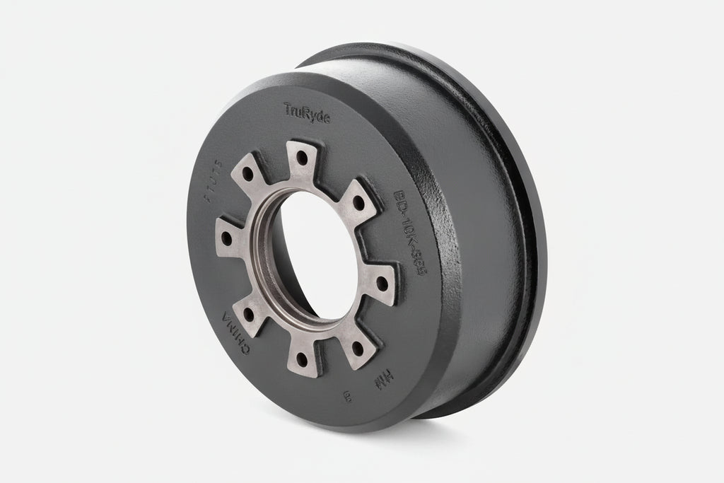 Trailer Brake Drum, 10,000-lb. Axles, 12-1/4" Brake Size, 3-3/8" Brake Width