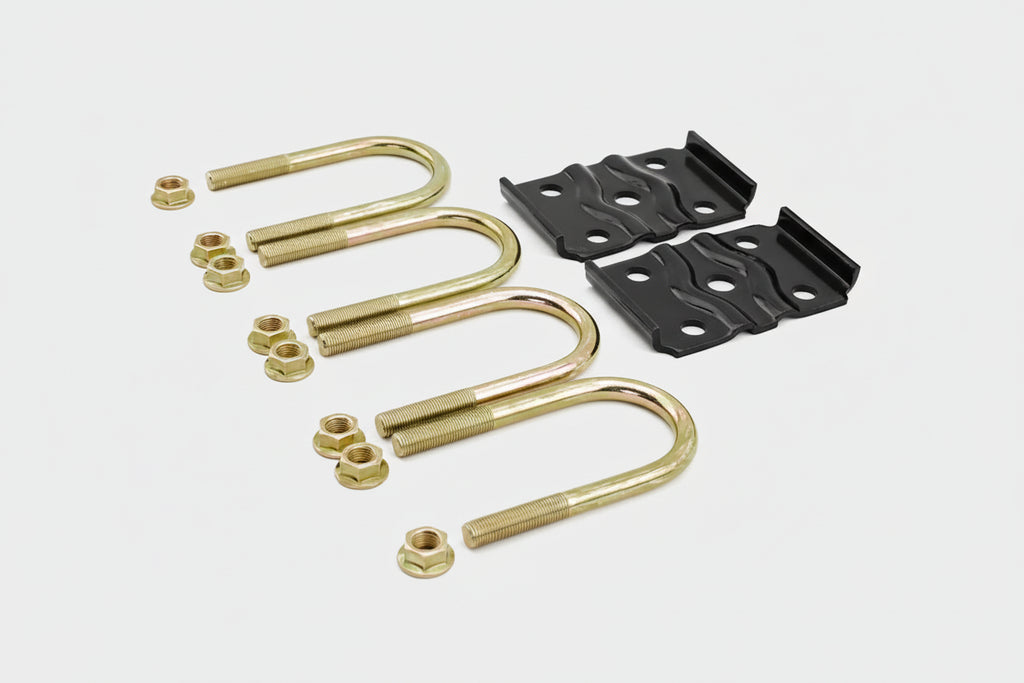 Trailer Axle U-Bolt Mounting Kit, 3,500-lb. Axles, 2-3/8" Axle Tube, 1/2"-20