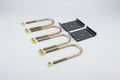 Trailer Axle U-Bolt Mounting Kit, 4,400-lb. Axles, 3" Axle Tube, 1/2"-20 Thread