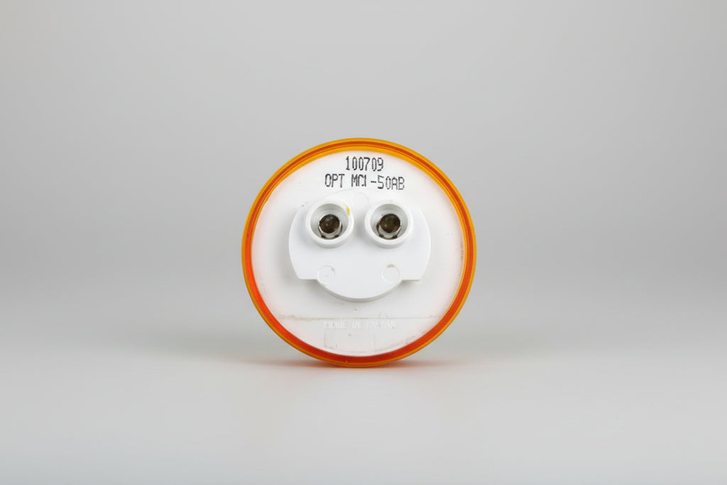 Miro-Flex LED Clearance or Side Marker Light w/ Reflector - Submersible - 9 Diodes - Amber Lens
