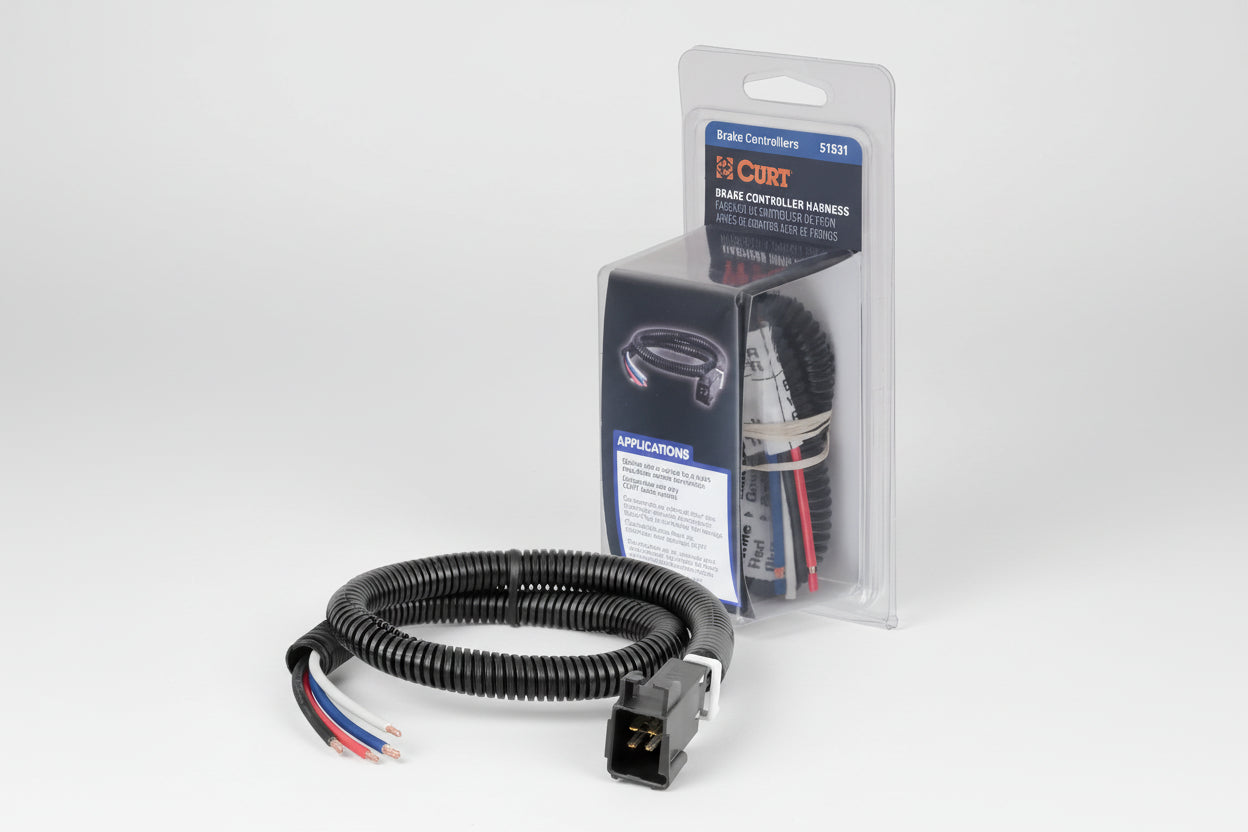 Universal Trailer Brake Controller Harness with Pigtails