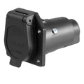 Heavy-Duty 7-Way RV Blade Connector Socket (Vehicle Side)