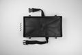 BATTERY TRAY, 24/27 W/ STRAP