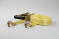 27' Yellow Cargo Strap with J-Hooks (3,333 lbs.)