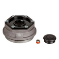 LIPPERT TRAILER AXLE OIL AND DUST CAP WITH SET SCREW - 8,000 LBS. BLACK