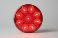 Miro-Flex LED Clearance or Side Marker Light w/ Reflector - Submersible - 9 Diodes - Red Lens