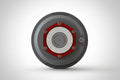 OIL CAP -10/16K-RED-CLR-W/ORING-CTR PLUG-SET SCREW