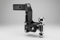 B&W Dual-Ball MultiPro | MultiFlex Tow & Stow has a 2.5" Shank, 7" Drop and a Black Finish.