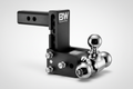 B&W Tow & Stow 3-Ball Mount - 2" Hitch - 5" Drop, 5-1/2" Rise