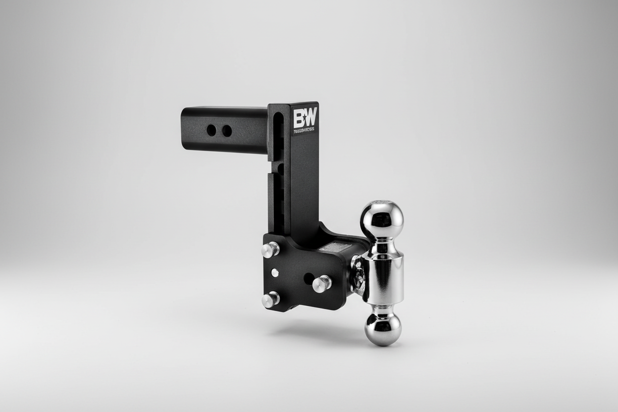 B&W BLK 7 DROP, 7 1/2 RISE, 2 5/16 x 2 BALL SIZE