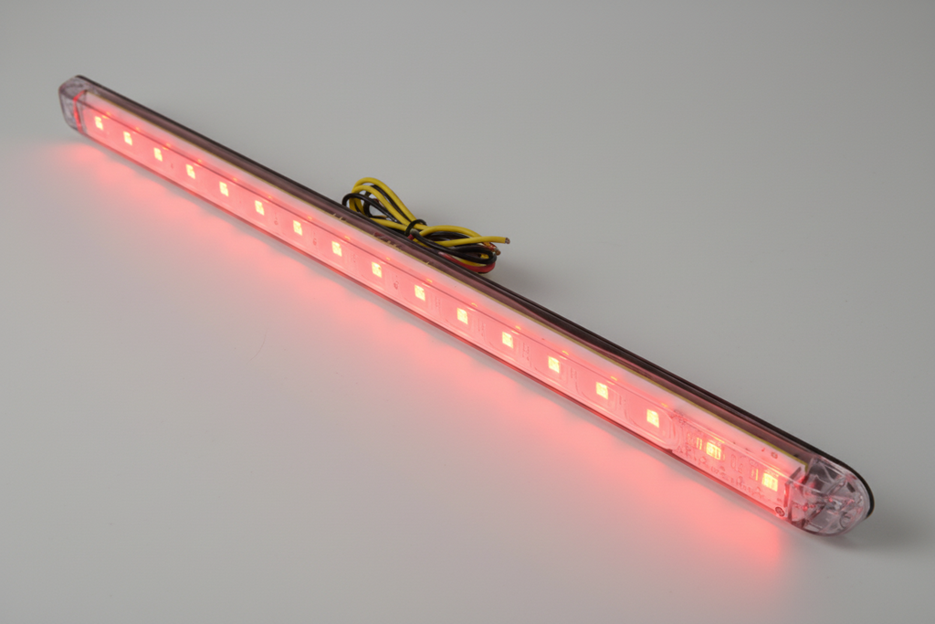 Fusion LED Combination Tail Light Bar for Trailers over 80" Wide - Submersible - Clear Lens