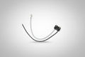 Right Angle 2-Wire Pigtail for Optronics Trailer Lights - 2-Prong PL-10 Plug - 6" Lead