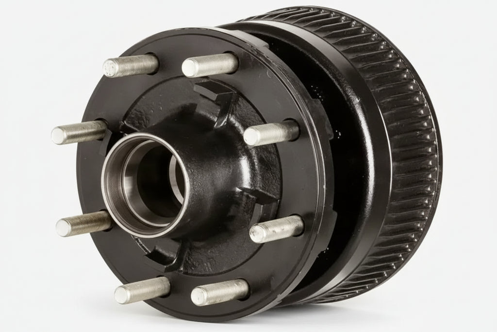 BRAKE DRUM - HUB ASSY - 8 ON 275MM - 16K CUPPED AND STUDDED