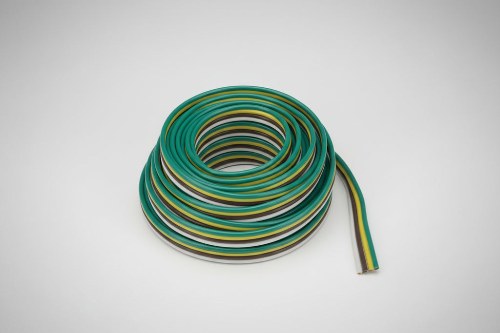 Wire 18/4 bonded White, Brown, Yellow, Green
