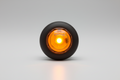 LED, 3/4 AMBER ROUND