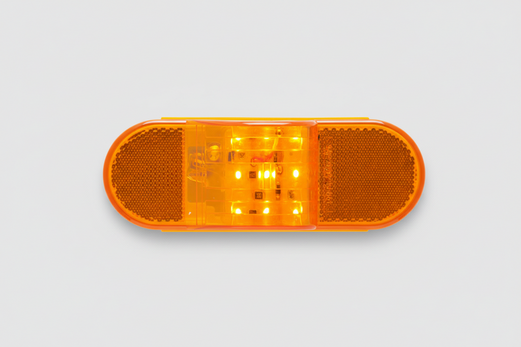 LED, 6 AMBER OVAL - SIDE TURN SIGNAL