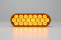 6" AMBER OVAL CAUTION FLASHER