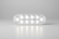 LED Backup Light for Truck or Trailer - Submersible - 10 Diodes - Oval - Clear Lens