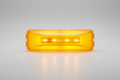 GloLight Thinline LED Trailer Clearance or Side Marker Light - Submersible - Rectangle - Amber Lens
